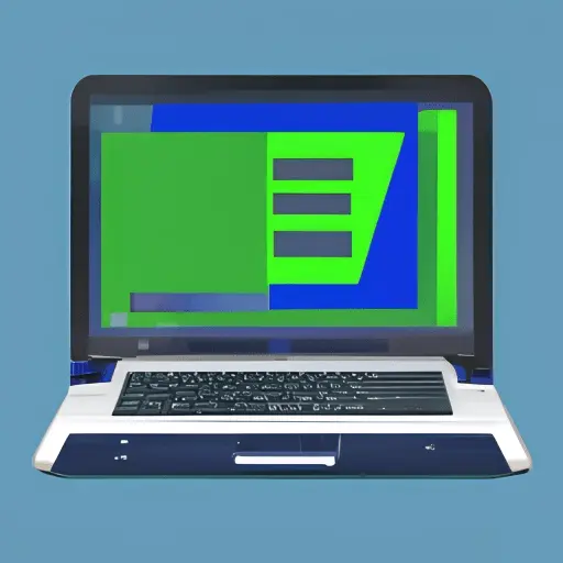 Small business website finished, presentend on a laptop screen.