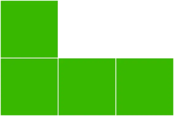 Tetris piece for the footer.