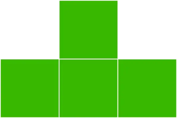 Tetris piece for the footer.