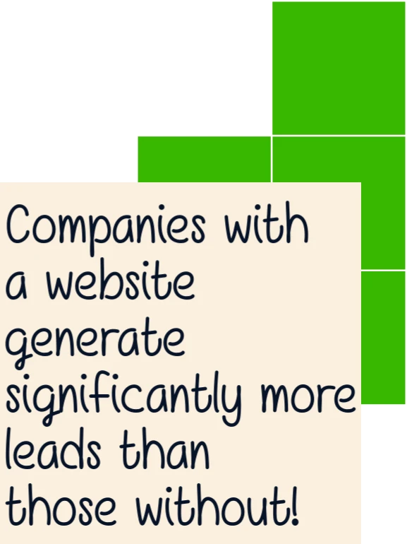 Small business website - why website (Companies with a website generate significantly more leads than those without!)