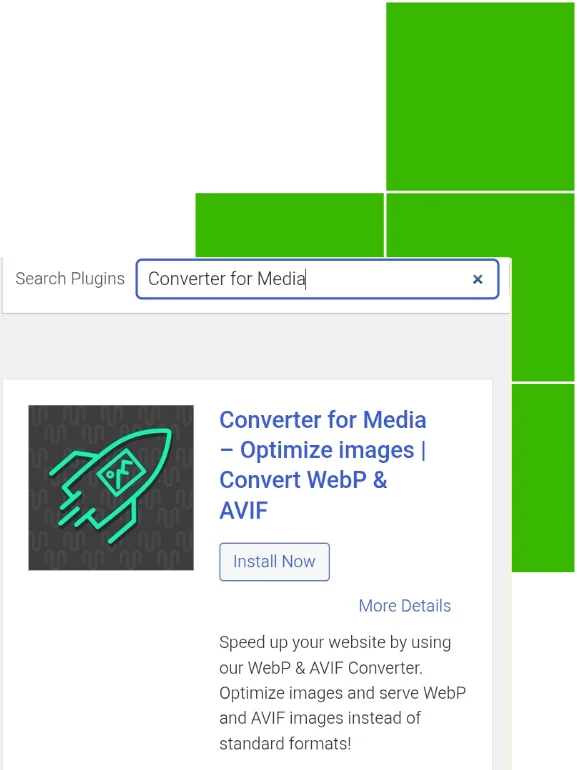 Converter for Media wordpress plugin installation page